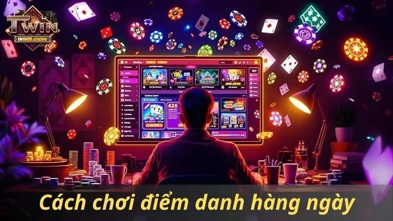 Cách chơi điểm danh nhận thưởng hàng ngày